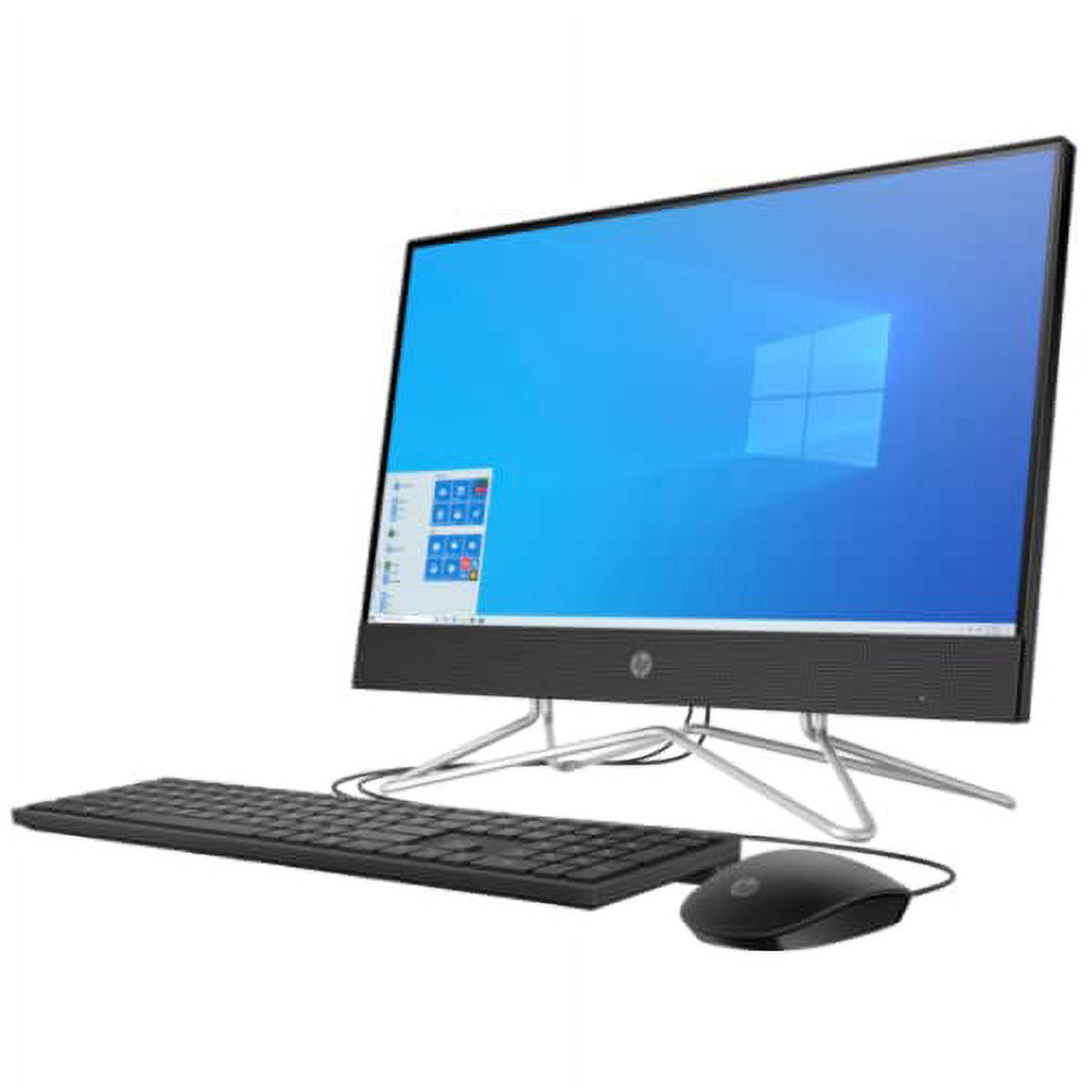 2022 Newest HP 22-inch FHD IPS All-in-One Desktop Computer - Dual-Core AMD Athlon Silver 3150U - 12GB DDR4 RAM-256GB SSD - DVD-RW - WiFi Bluetooth - Windows 11 Pro - Black w/ 32GB USB Drive