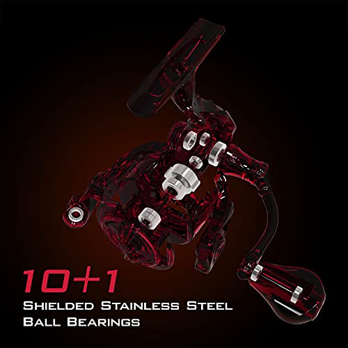 KastKing Speed Demon Elite Spinning Reel - World’s Fastest Spinning Reel 7.4:1 Ratio - Lightweight – Fresh or Saltwater Fishing Reel - 10 + 1 MaxiDur Double Shielded Stainless Steel BBS