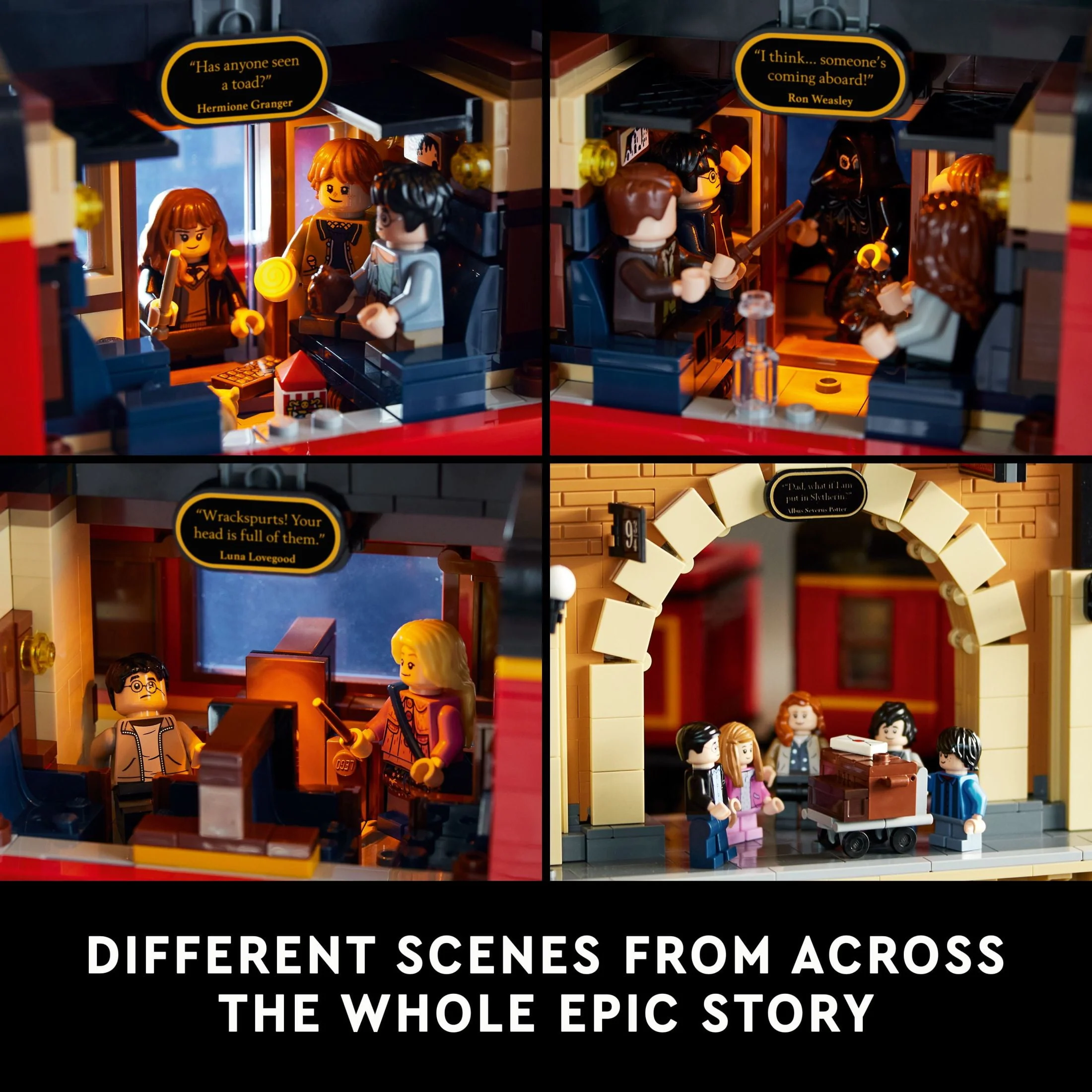 LEGO Harry Potter Hogwarts Express – Collectors' Edition 76405, Iconic Replica Model Steam Train from the Films, Collectible Memorabilia Set for Adults