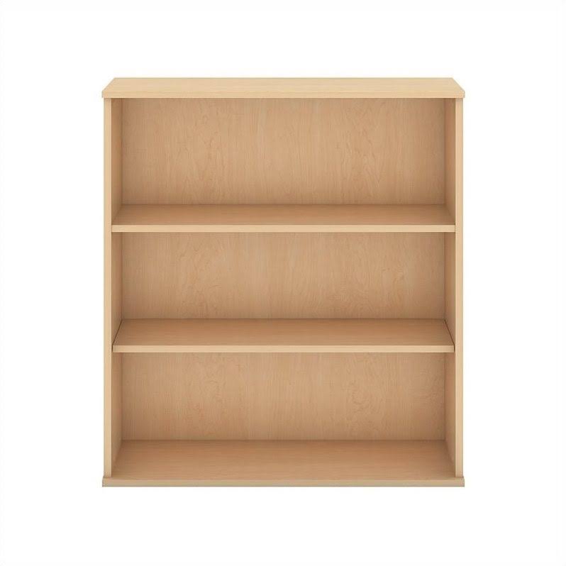 Bowery Hill 48H 3 Shelf Bookcase in Natural Maple - BH-503113