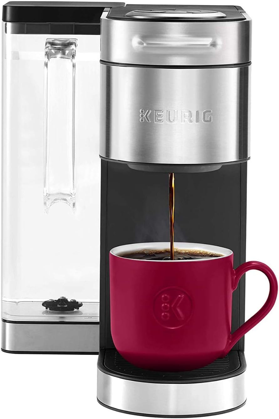 Keurig K-Supreme Plus Coffee Maker Single Serve K-Cup Pod Coffee Brewer with Cleaning Cups, Tumbler and Colombian Roast Bundle (4 Items)