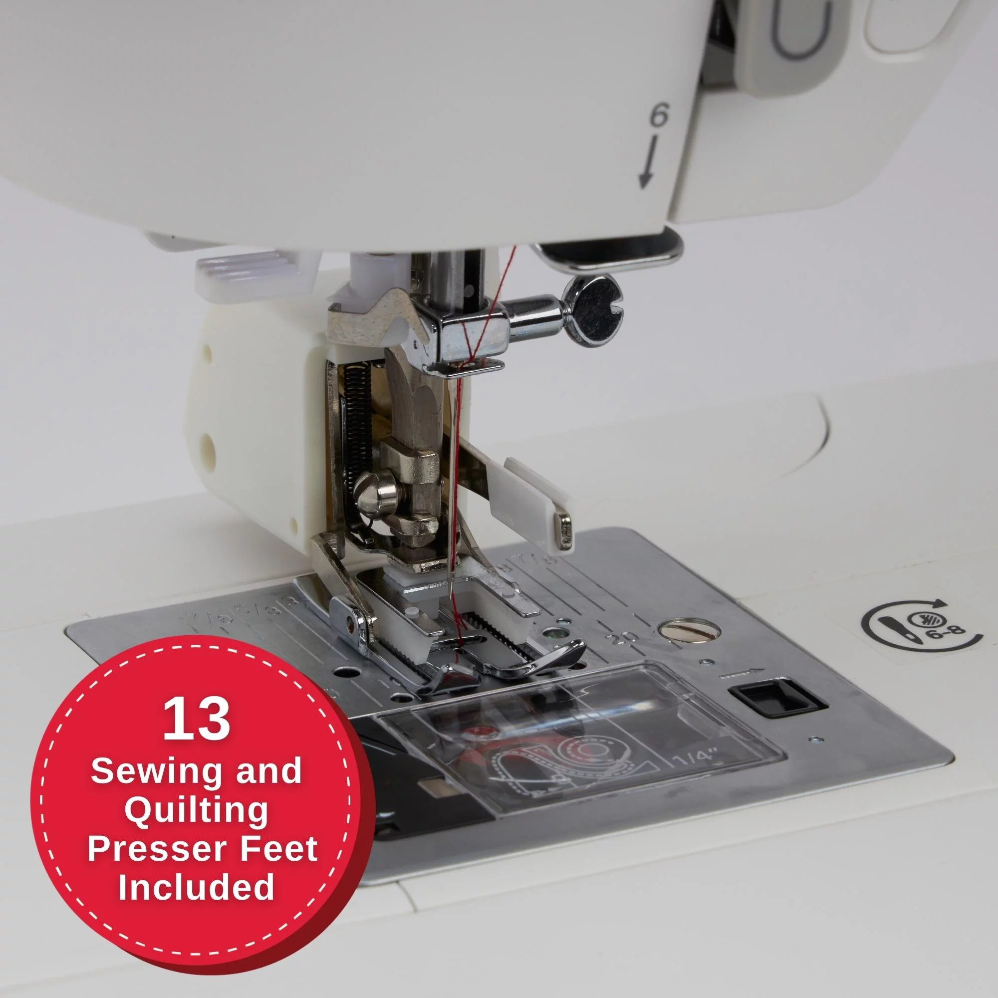 Singer® 9960 Quantum Stylist™ Computerized Sewing Machine With Accessory Kit, Extension Table - 600 Stitches & Electronic Auto Pilot Mode