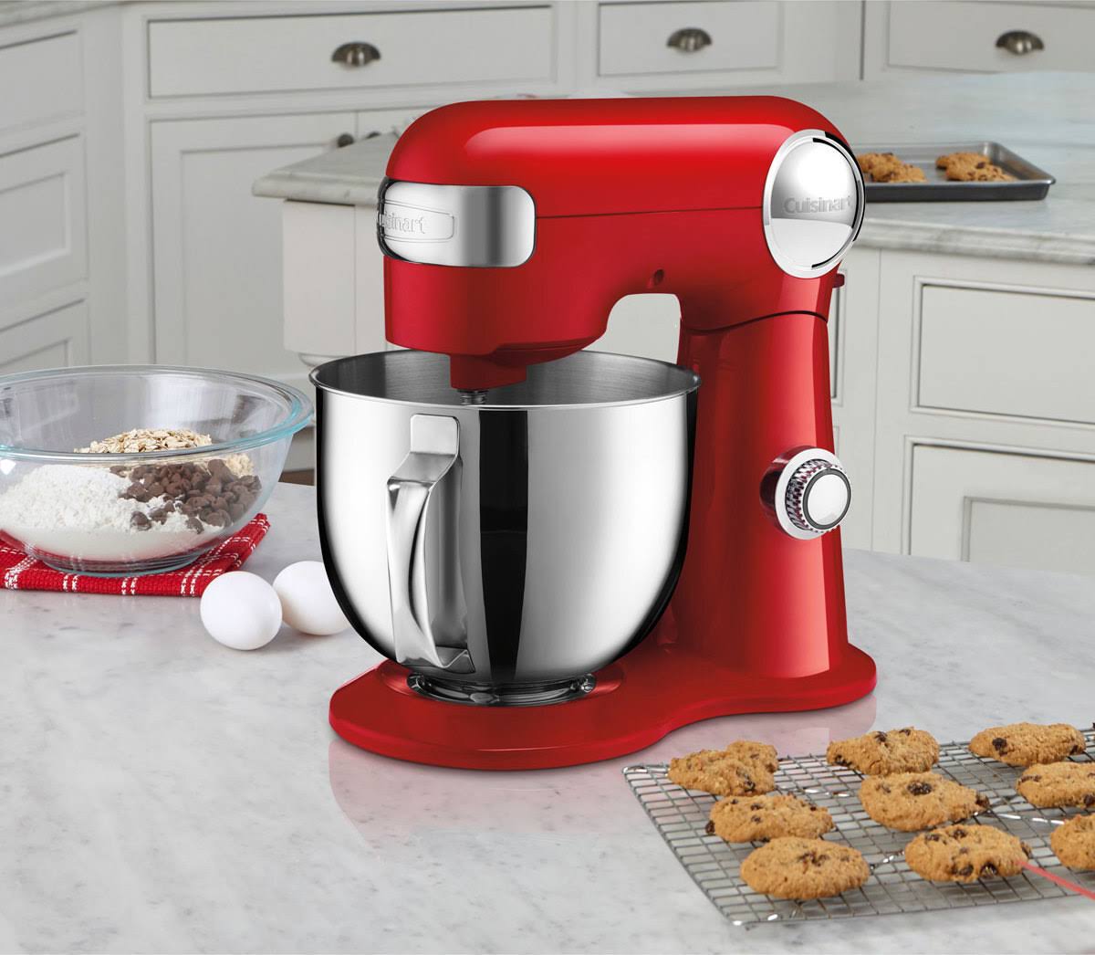 Cuisinart Precision Master 5.5 Qt (5.2L) Stand Mixer Red