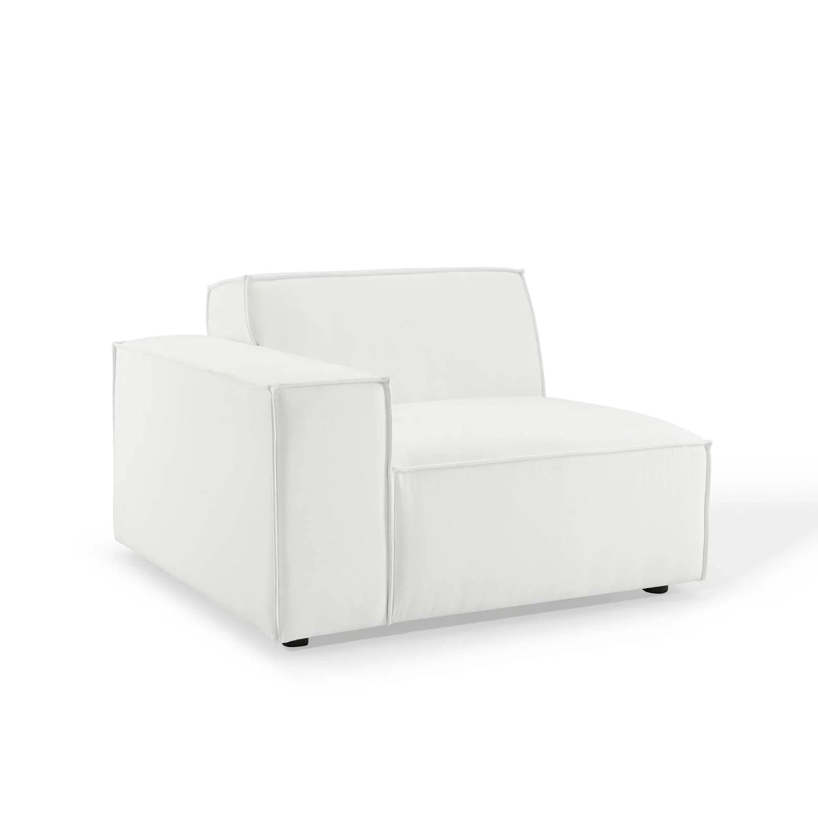 Modway Restore 4-Piece Sectional Sofa in White
