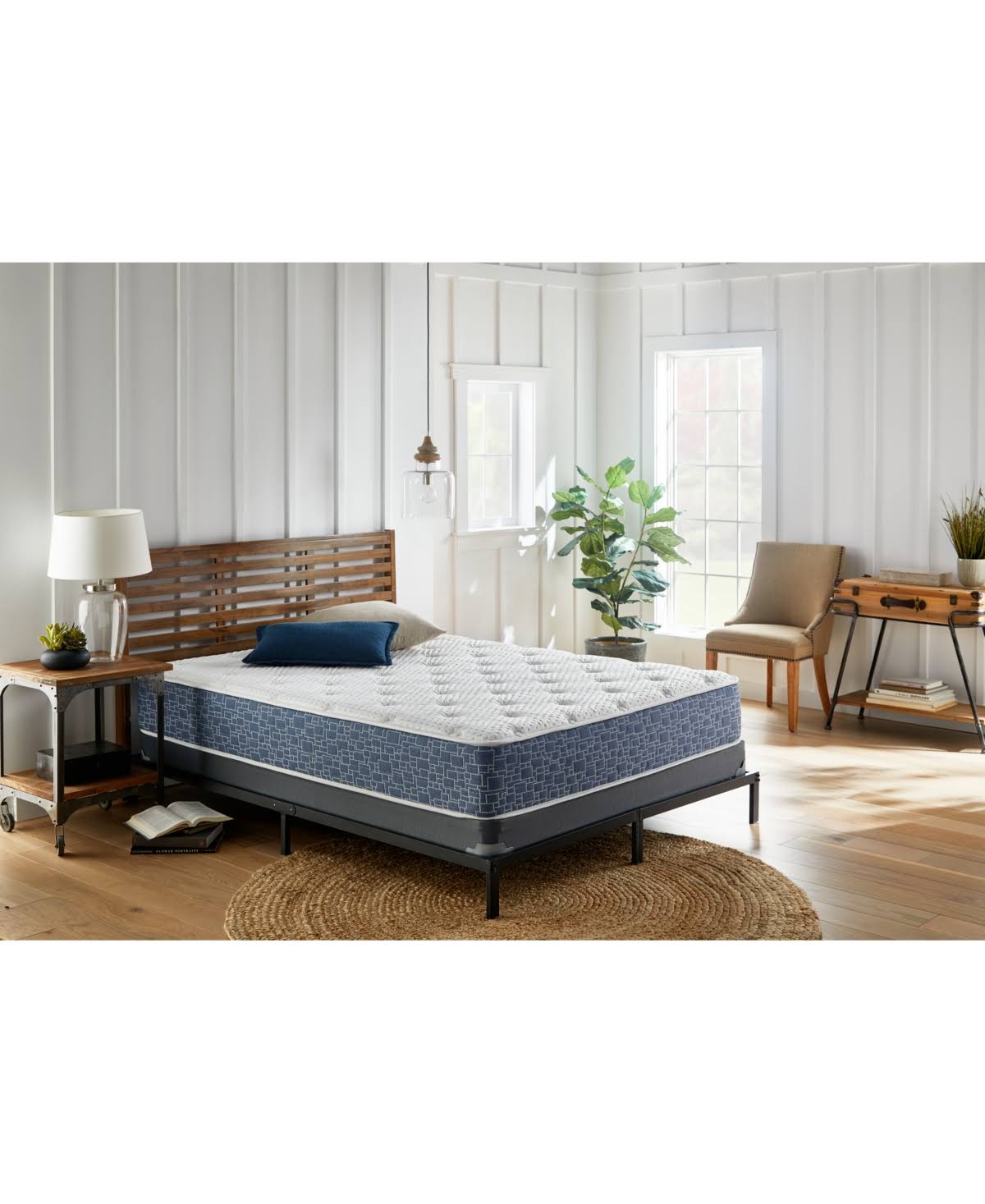 Corsicana American Bedding 11x22 Tight Top Hybrid Gel Memory Foam and Spring Medium Firm Mattress- Twin XL