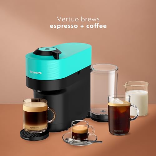 Nespresso Vertuo POP+ by Breville with Milk Frother, Red