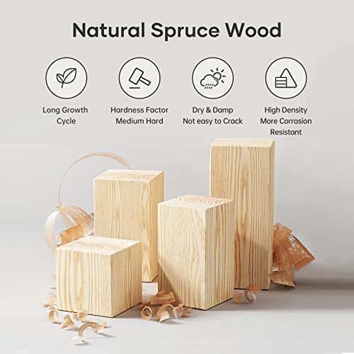 FREDBECK 48in x 80in Sliding Wood Barn Door with 8FT Barn Door Hardware Kit Included K Shape Solid Spruce Panel Sliding Door Double Surfaces Need to Assembly