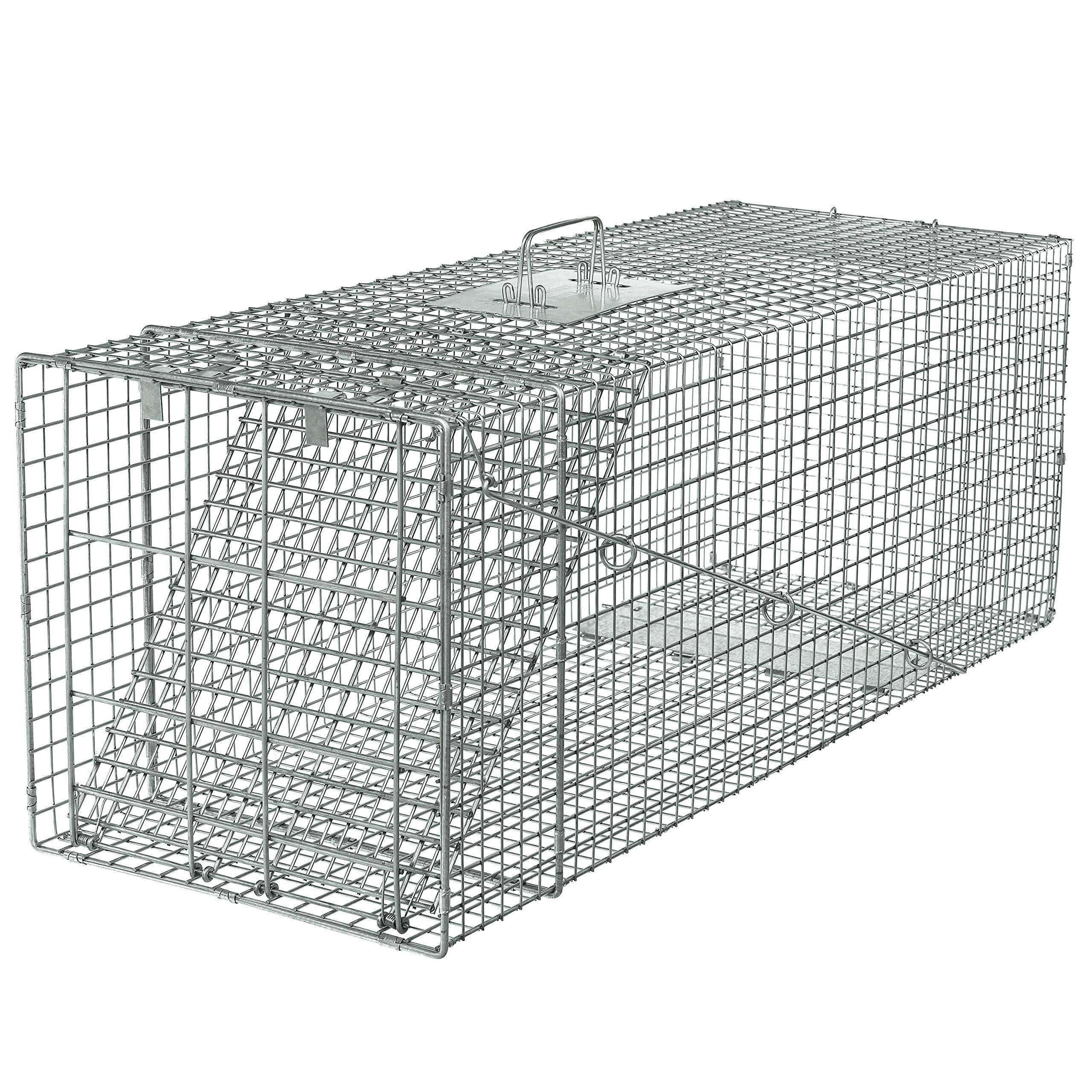 Havahart 1081 Live Animal Professional Style One-Door Large Raccoon, Small Dogs, and Fox Cage Trap