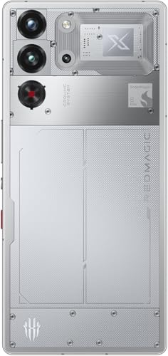 REDMAGIC 10 Pro Smartphone 5G, 144Hz Gaming Phone, 6.85" FHD+, Under Display Camera, 7050mAh Android Phone, Snapdragon 8 Elite, 16+512GB, 80W Charger, Dual-Sim, Unlocked Phone Transparent