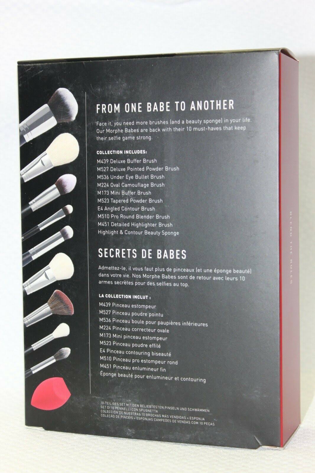 Morphe Babe Faves 10-Piece Face Brush Set