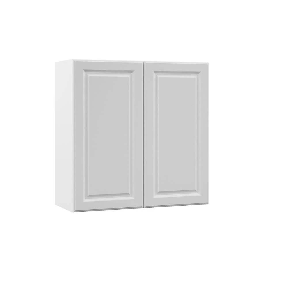 Hampton Bay Designer Series Elgin Assembled 30x30x12 in. Wall Kitchen Cabinet in White