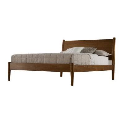 Grady Solid Wood Platform Bed AllModern Color: Castanho, Size: Queen