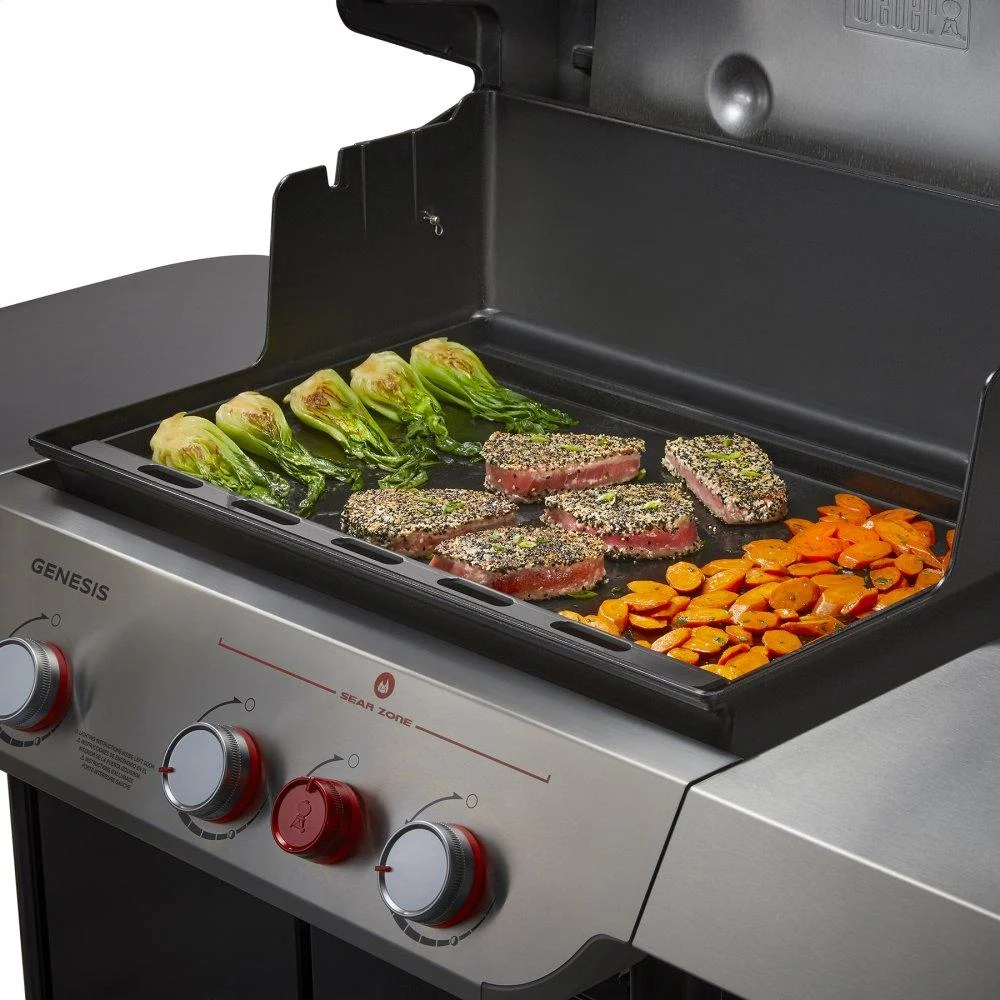 Weber Genesis 300 Series Carbon Steel Griddle 25.7 in. L X 18.7 in. W 1 pk