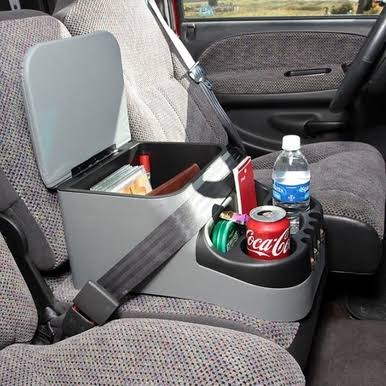 TSI Clutter Catcher Bench Seat or Floor Mount Console - Model 34211 in Black
