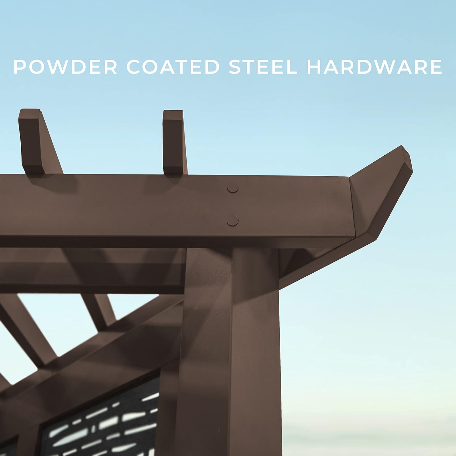 Backyad Discovery Hampton Traditional Steel Cabana Pergola