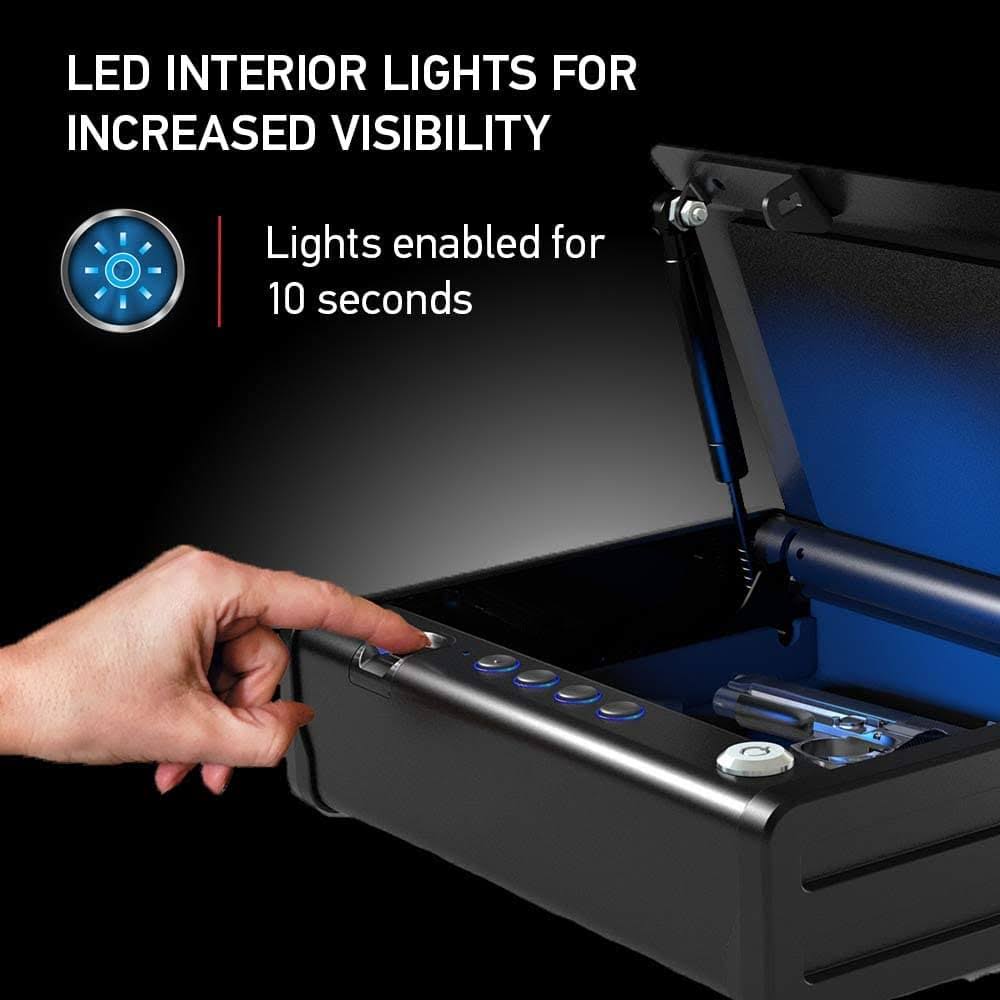 Sentrysafe QAP2BLX XL Quick Access Biometric Pistol Safe