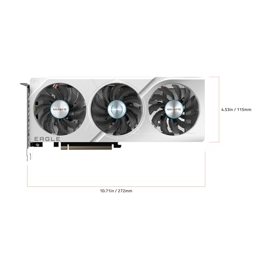 GIGABYTE GeForce RTX 5060 Gaming OC 8G Graphics Card, 8GB 128-bit GDDR7, PCIe 5.0, WINDFORCE Cooling System, GV-N5060GAMING OC-8GD Video Card