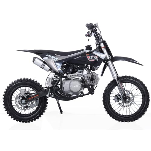 X-PRO Storm 125cc Zongshen Engine Kids Dirt Bike Pit Bike Youth Dirt Pit Bike with 4-Speed Manual Transmission,Big 14"/12" Tires!
