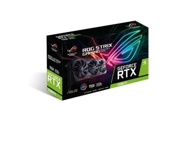 ASUS GeForce RTX 2080 Ti ROG-STRIX-RTX2080TI-O11G-GAMING OC Edition Graphics Card - 11 GB GDDR6 - 1350 MHz