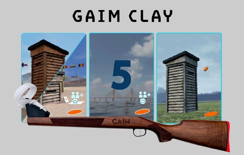 GAIM Clay Shooting Virtual Reality Simulator | Fixed Laminate Stock Edition