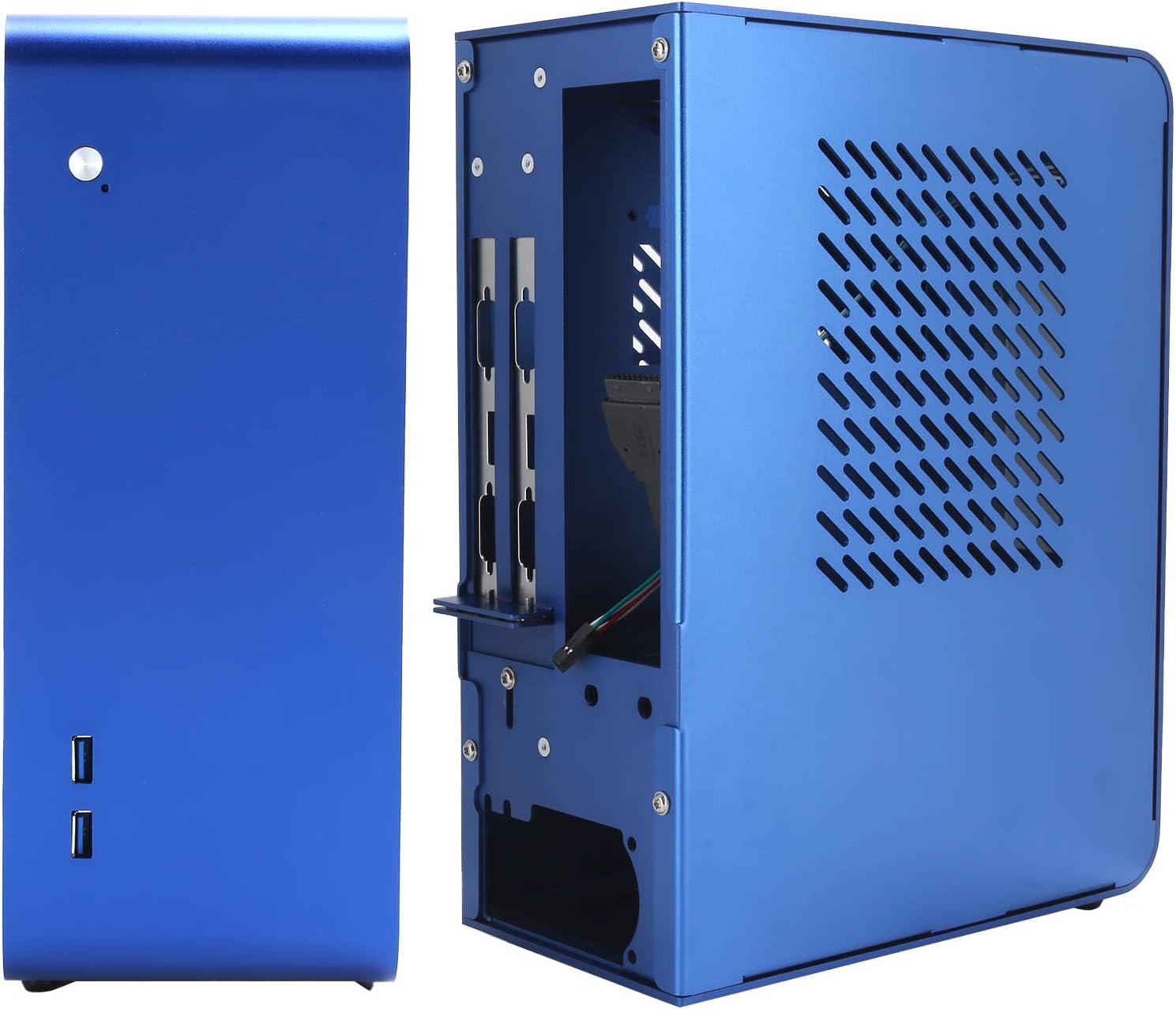 125 Mini ITX PC Casing, Small Form Factor Mini-ITX Computer Case, Computer Mini Case for ITX HTPC Home Theater Motherboard for Desktop Accessories