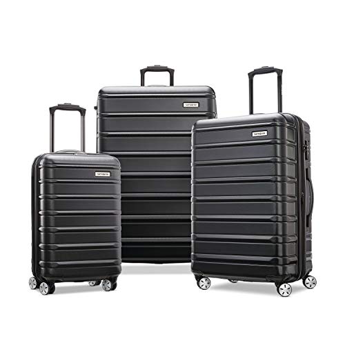 Samsonite Omni 2 Hardside Expandable Luggage with Spinner Wheels, 2-Piece Set (19/24), Lagoon Blue