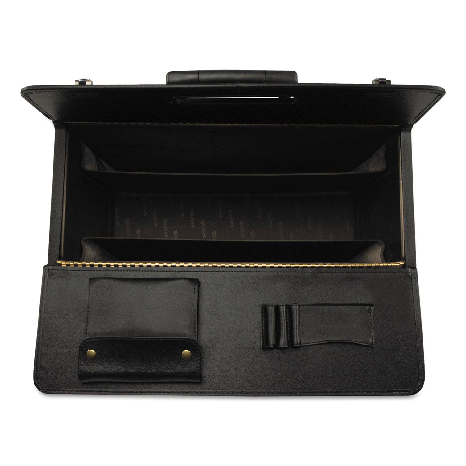 Stebco Tufide Rolling Catalog Case, 22 1/4 x 9 x 13 1/2, Black