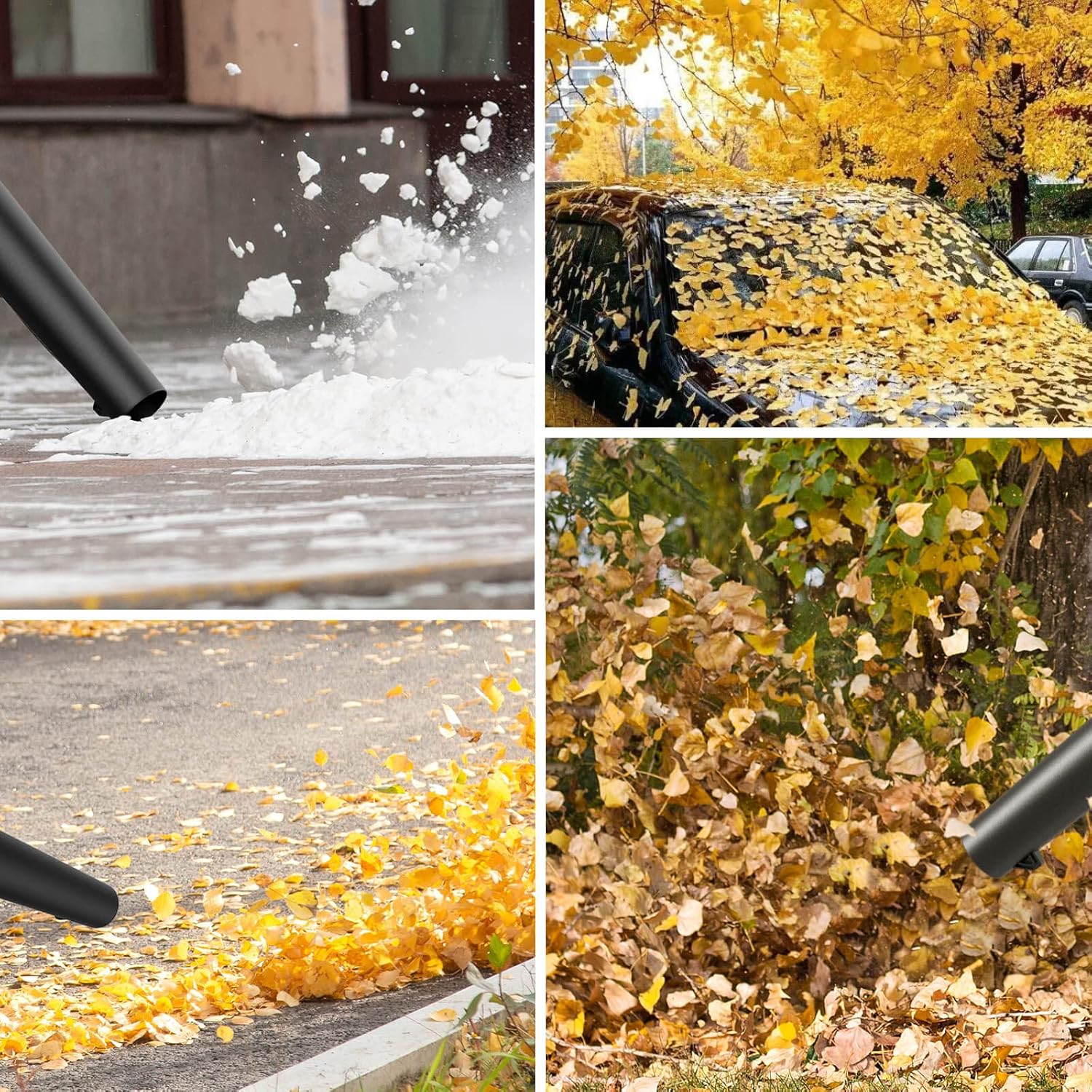 Litheli 20V Cordless Leaf Blower, Battery Leaf Blower for Cleaning Leaves, Dust, Snow on Lawn, Yard, Deck, with 4.0Ah Battery & Charger Included