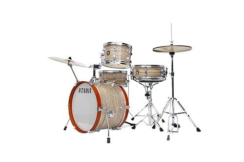 Tama Club-JAM LJK48S 4-piece Shell Pack with Snare Drum - Cream Marble Wrap