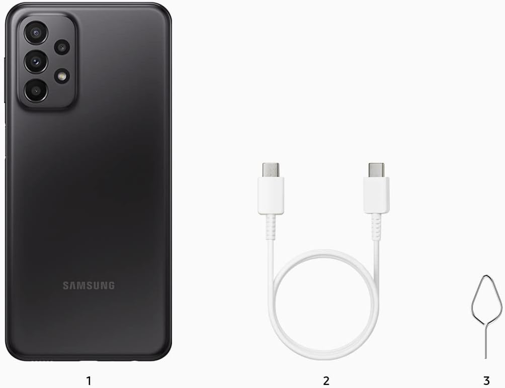 SAMSUNG Galaxy A23 5G A Series Cell Phone, Factory Unlocked Android Smartphone, 64GB, Wide Lens Camera, 6.6” Infinite Display Screen, Long Battery Life, US Version, 2022, Black