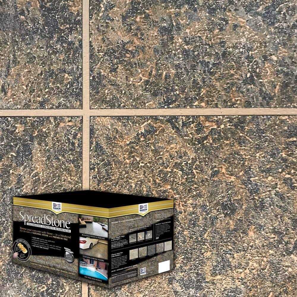 SpreadStone 2.5 gal Satin Interior/Exterior Decorative Concrete Resurfacing Kit