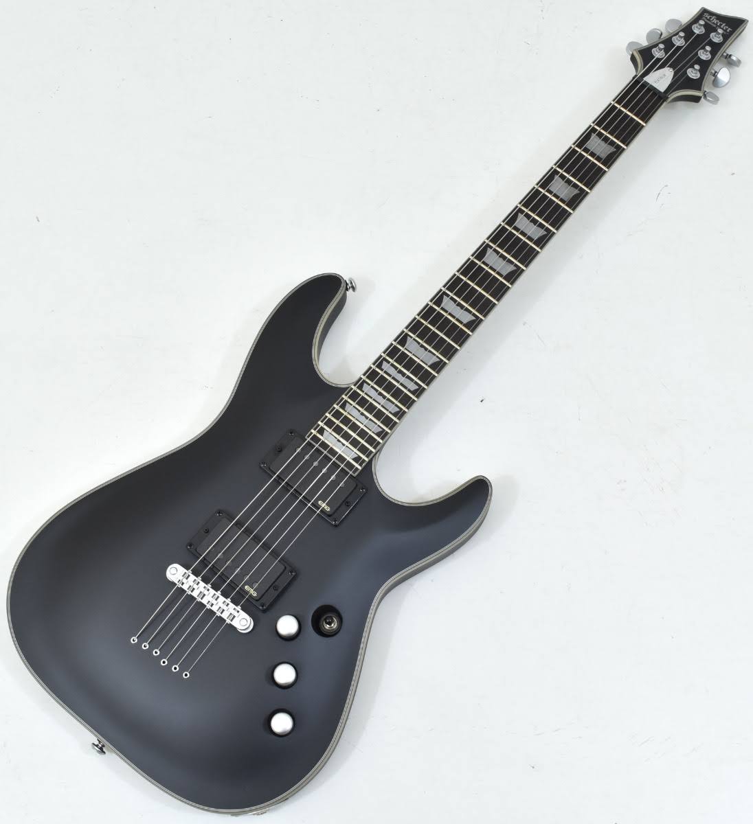Schecter C-1 Platinum Electric Guitar (Satin Black)