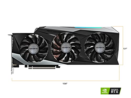 GIGABYTE GeForce RTX 3080 Ti Gaming OC 12G Graphics Card, 3X WINDFORCE Fans, 12GB 384-Bit GDDR6X, GV-N308TGAMING OC-12GD Video Card (Renewed)