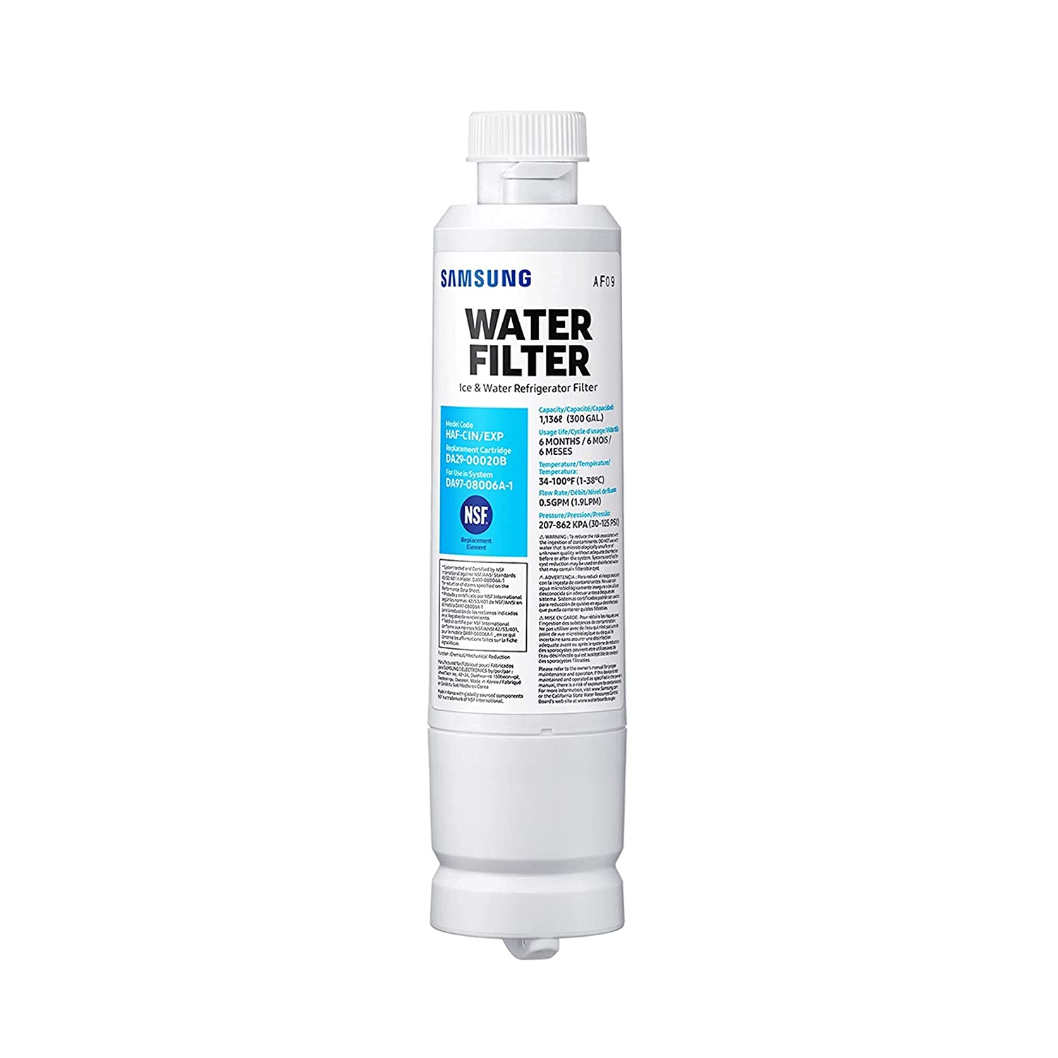 Replacement Water Filter for Samsung DA-97-08006A Refrigerator Water Filter