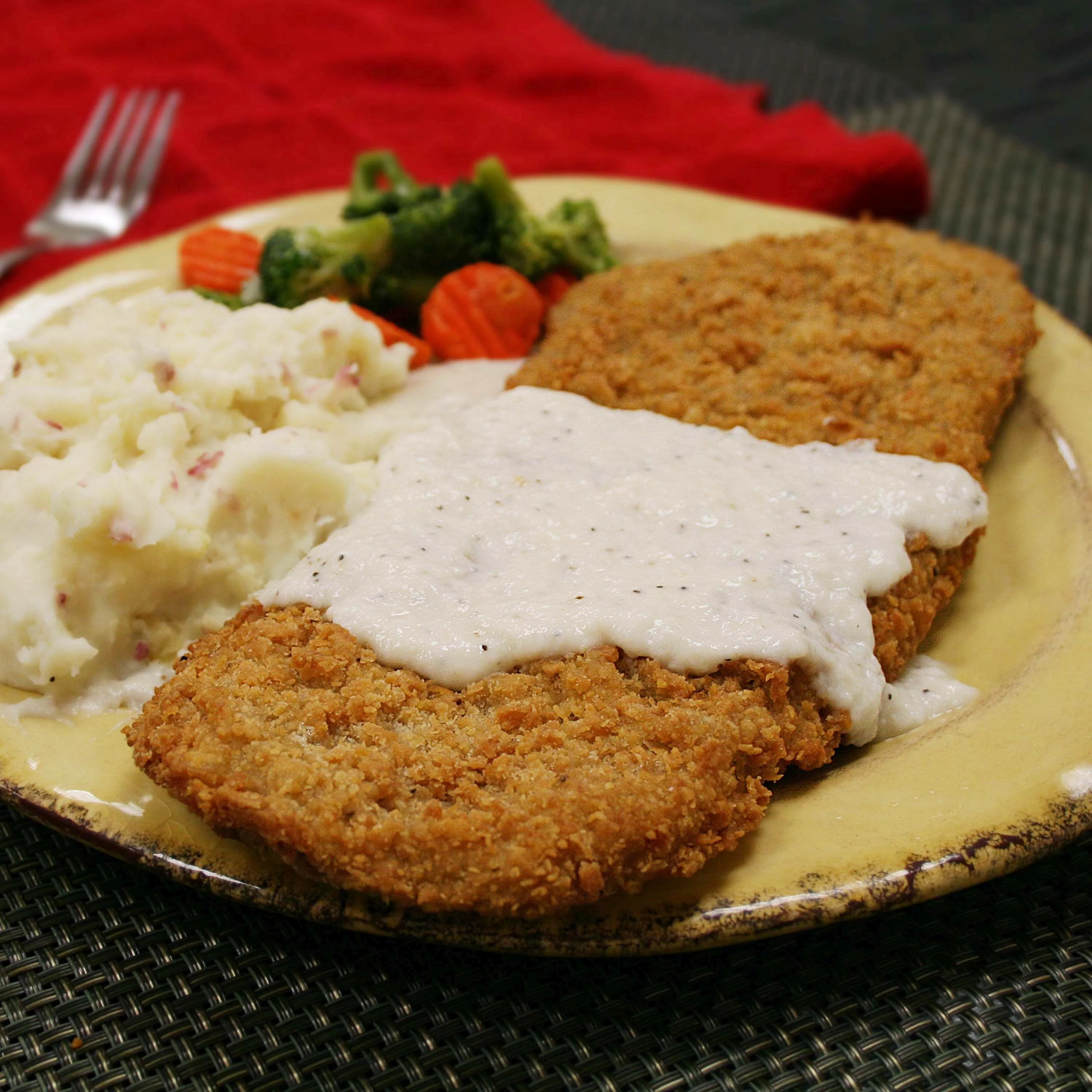 Kings Command Foods Southern Style Raw Chicken Fried Steak, 11 Ounce - 15 per case.