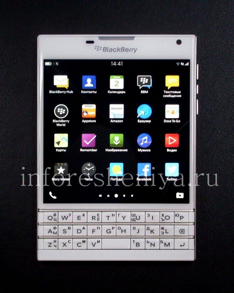 Blackberry Passport - Factory Unlocked Smartphone - White (U.S. Warranty)