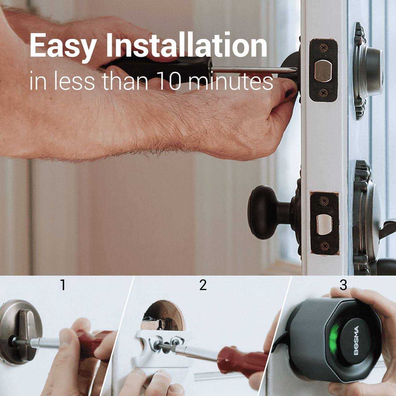 Bosma Aegis Wi-Fi Bluetooth Smart Door Lock with Gateway - Shop Hardware Tools Online Store