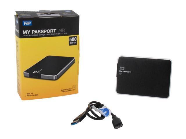 WD My Passport Air 500 GB External HDD - WDBBLW5000AAL - USB 3.0