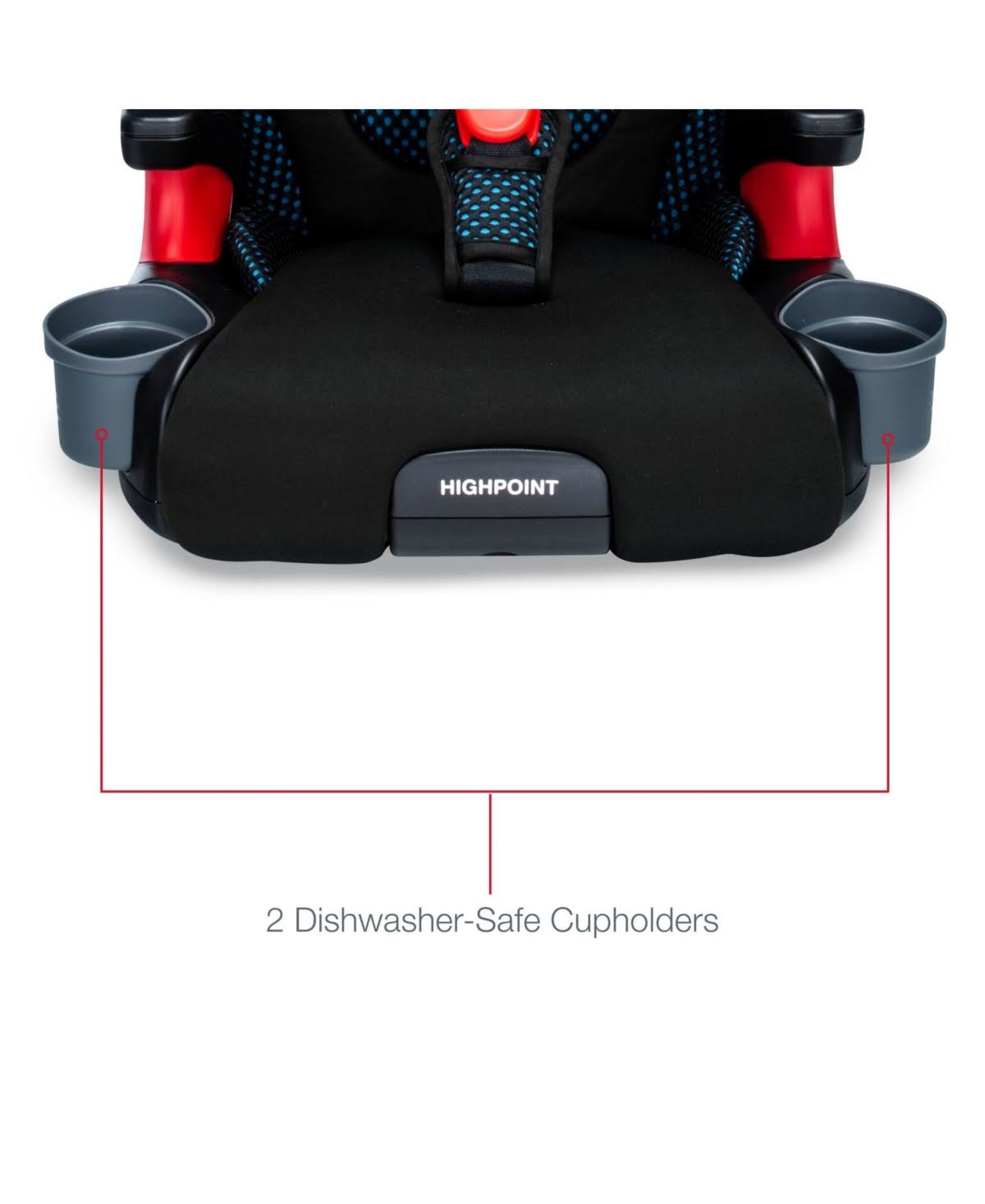 Britax Highpoint 2-Stage Belt-Positioning Booster Car Seat, Cool Flow