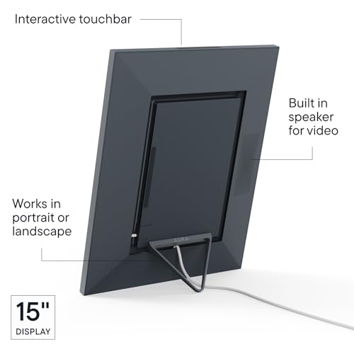 Aura Digital Picture Frame - 10.1" HD Mat Display | Wirecutter's Best Digital Frame for Gifting - Send Photos Directly from Your Phone from Anywhere | Quick & Easy Setup Over WiFi - Free App | Black
