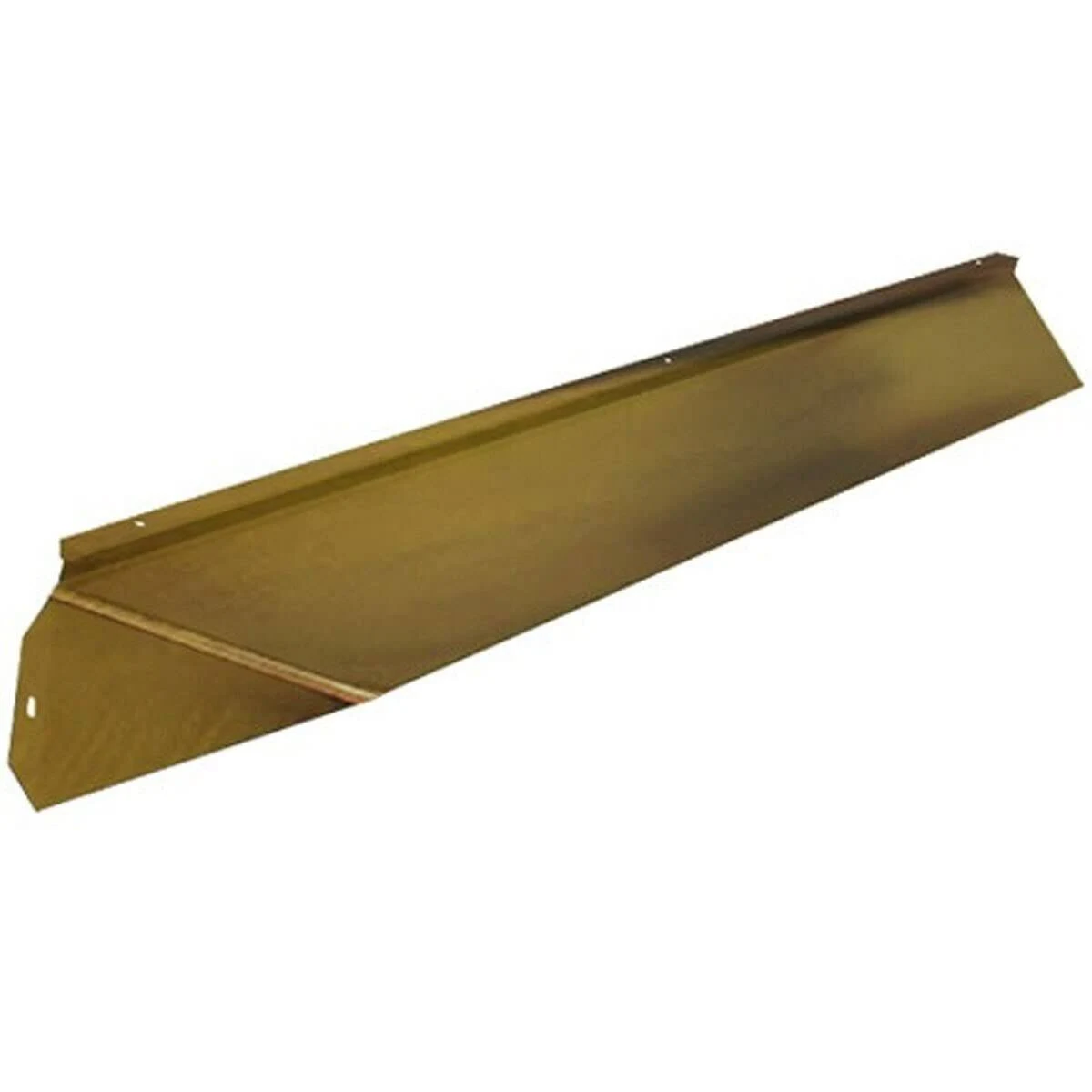 Elite Fireplace 48&& Canopy Hood 4&& Wide Track Mount - Antique Brass