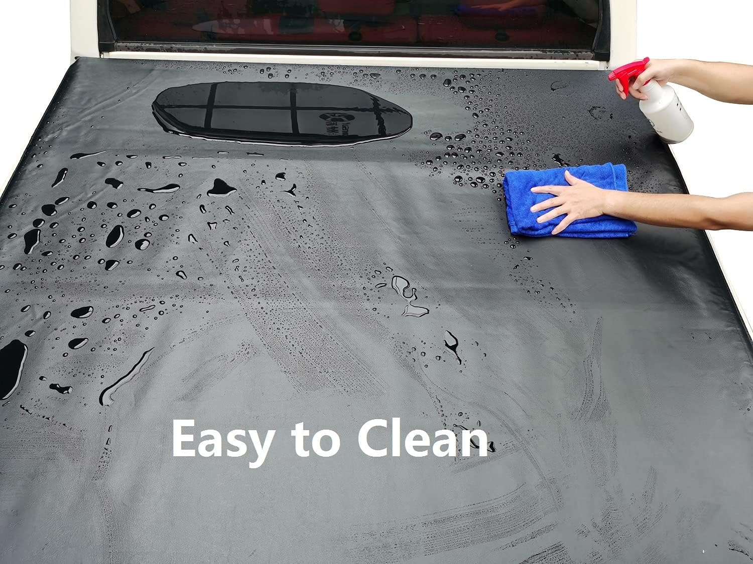 Fixxpertise Soft Roll Up Truck Tonneau Cover Truck Bed Cover Fits 2015-2022 Chevy Colorado/GMC Canyon with 5ft Bed, Fleetside
