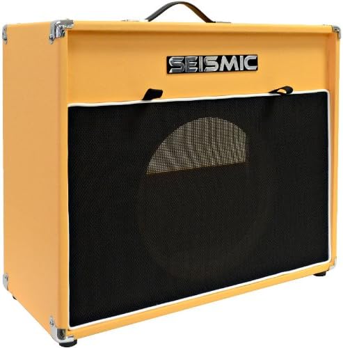 Seismic Audio - 12 GUITAR SPEAKER CABINET EMPTY - 7 Ply Birch - Speakerless 1x12 Cab - Vintage NEW - Orange Tolex - Black Cloth Grill - Front or Rear Loading Options