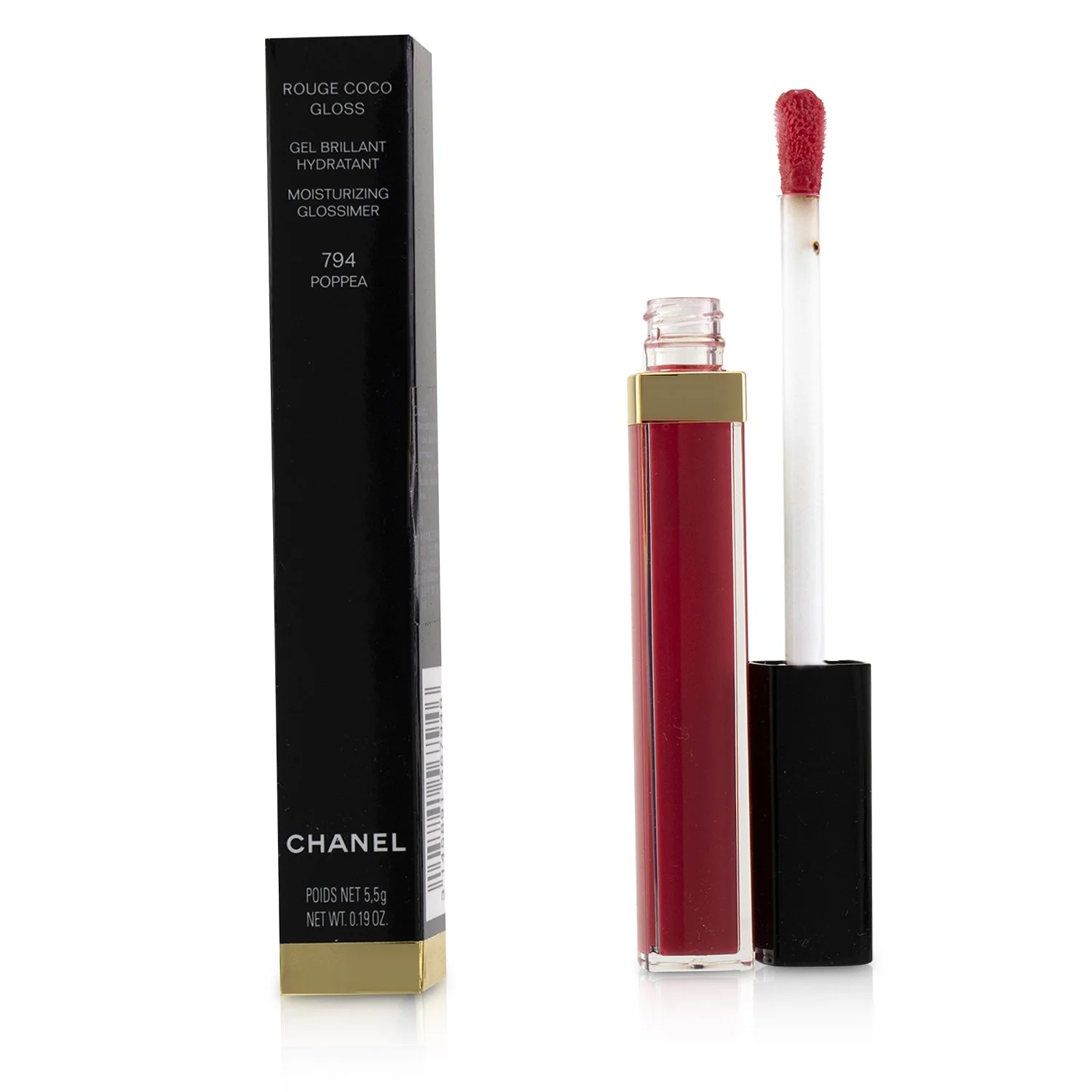 Chanel Rouge Coco Gloss Moisturizing Glossimer - # 824 Rouge Carmin  5.5g/0.19oz