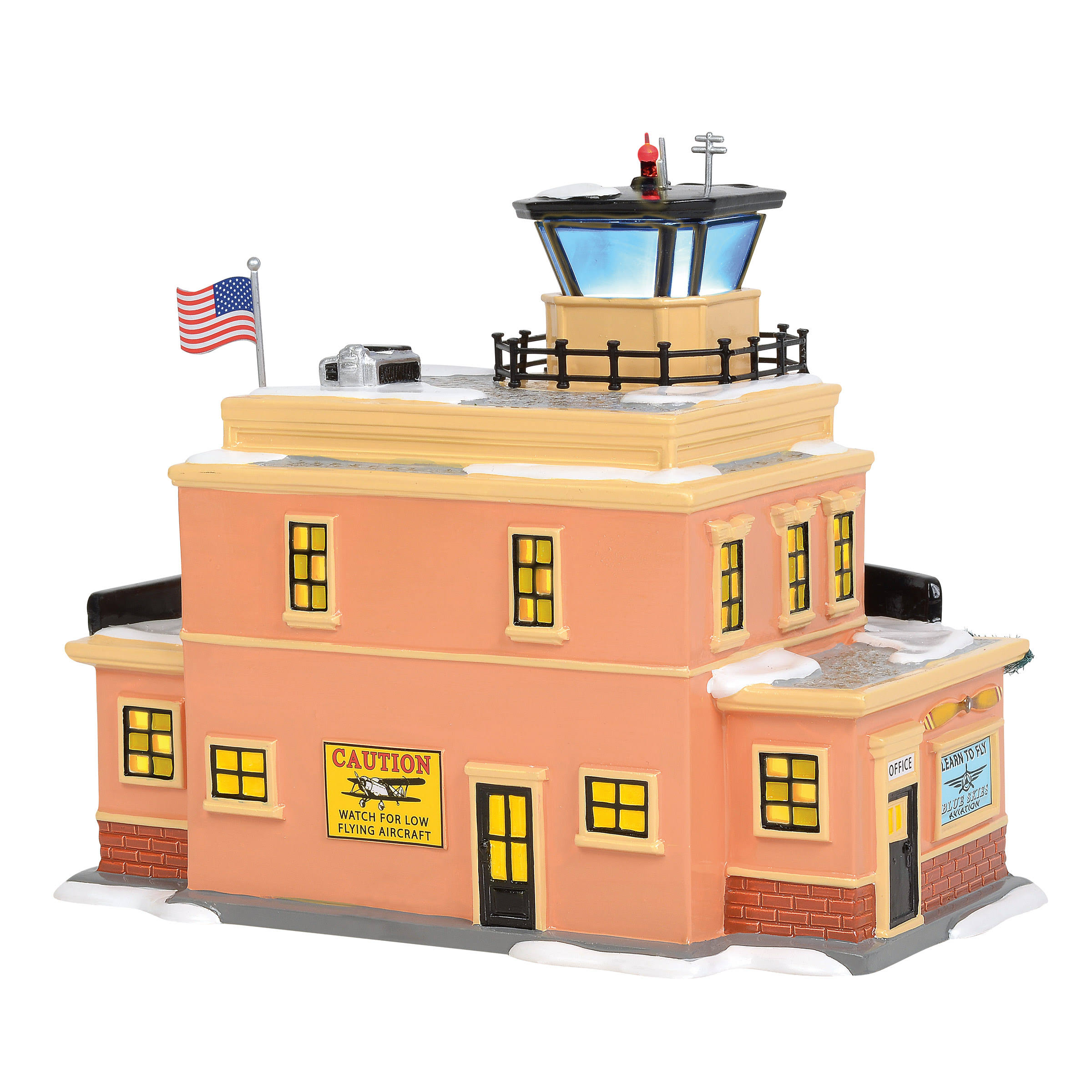 Department 56 Snow Village Blue Skies Airport