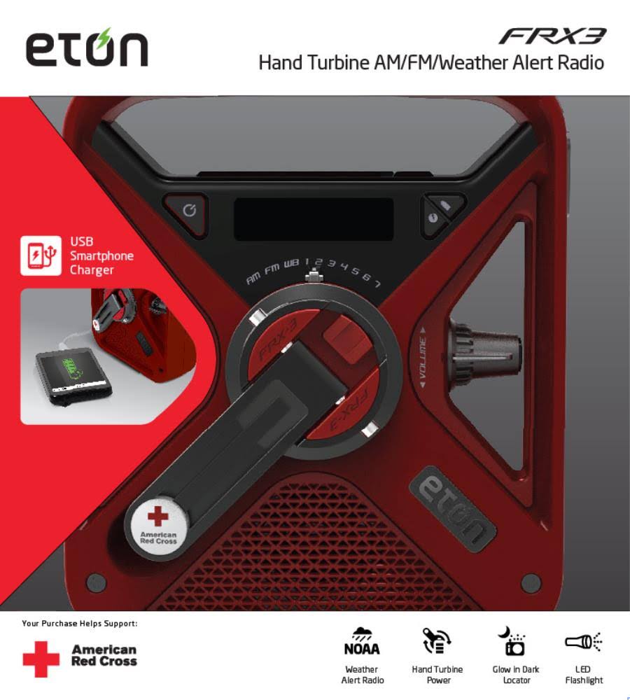 American Red Cross Frx3 Weather u0026 Alert Radio
