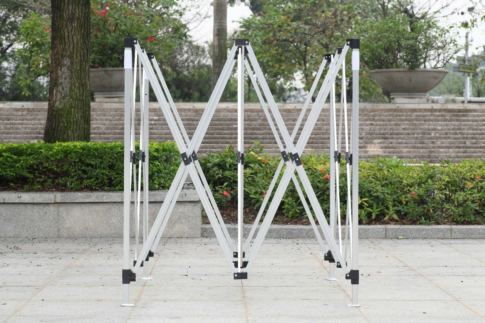 American Phoenix 10x10 ft White Canopy Tents Part Pop up Steel Frame Only Heavy Duty