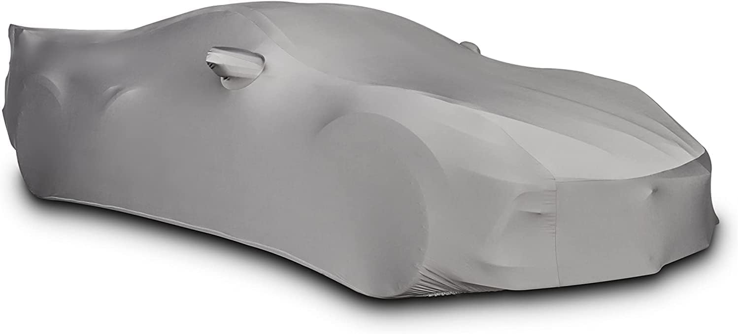 2020-2022 C8 Corvette Stingray Ultraguard Stretch Satin Indoor Car Cover - The Ultimate HIGH END Custom FIT (Black)