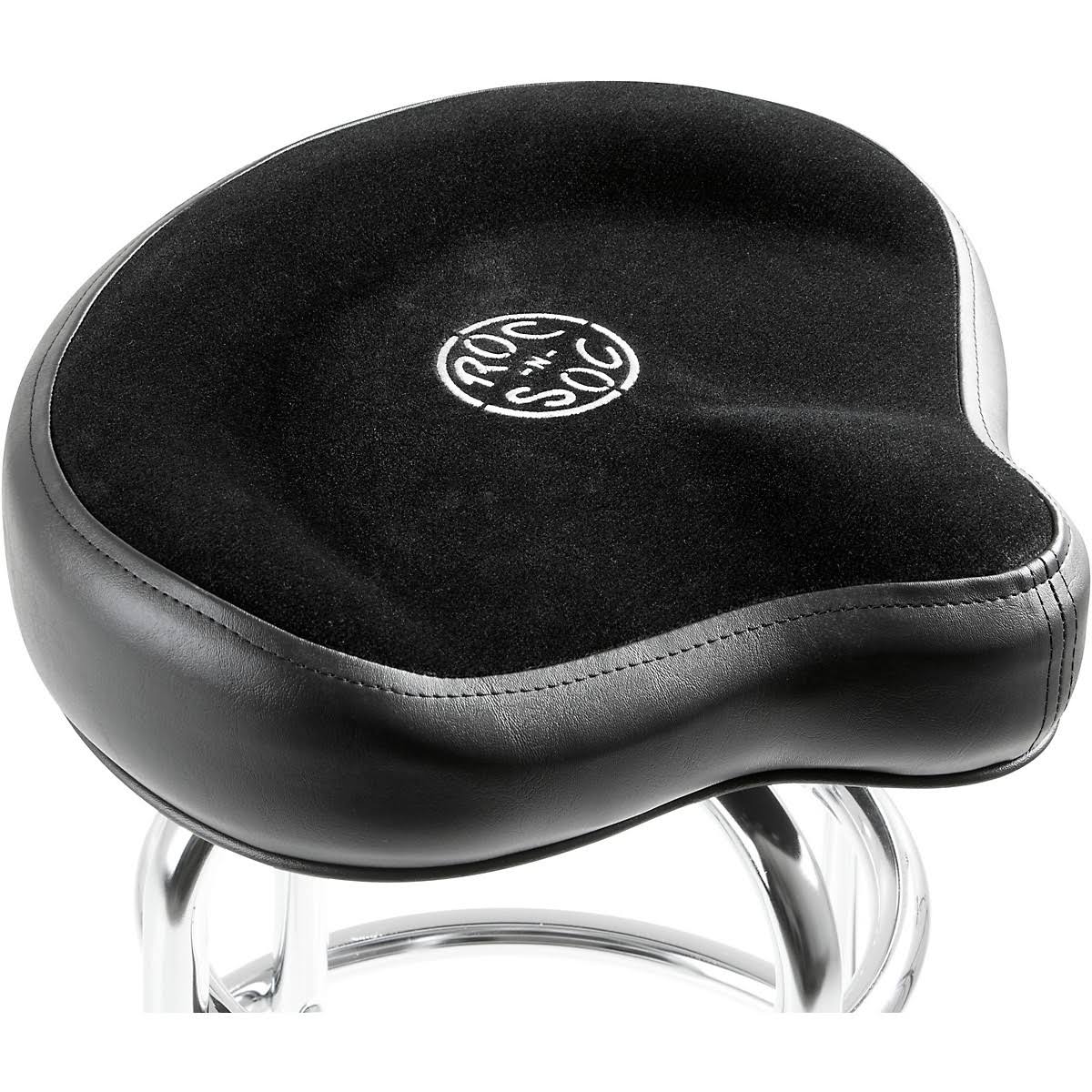 ROC-N-SOC Tower Saddle Seat Stool Black Tall