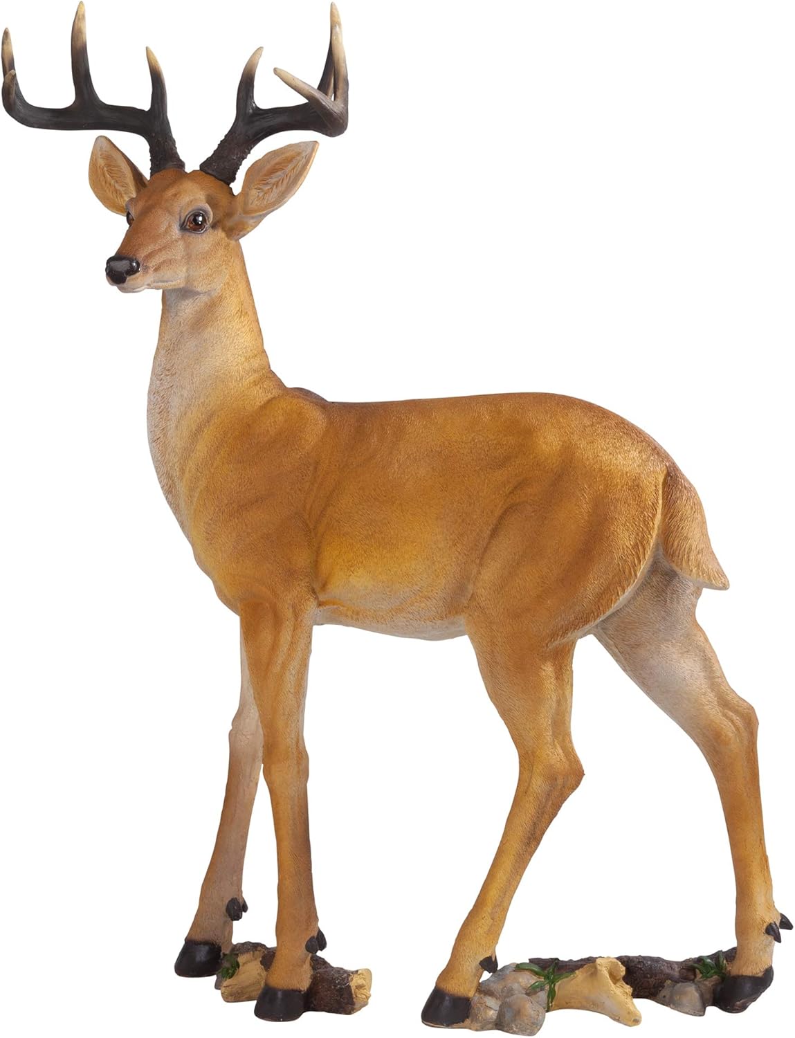 Design Toscano LY88195 Woodland Buck Deer Indoor/Outdoor Garden Statue Decoy, 23 Inches Wide, 13 Inches Deep, 37 Inches High, Full Color Finish